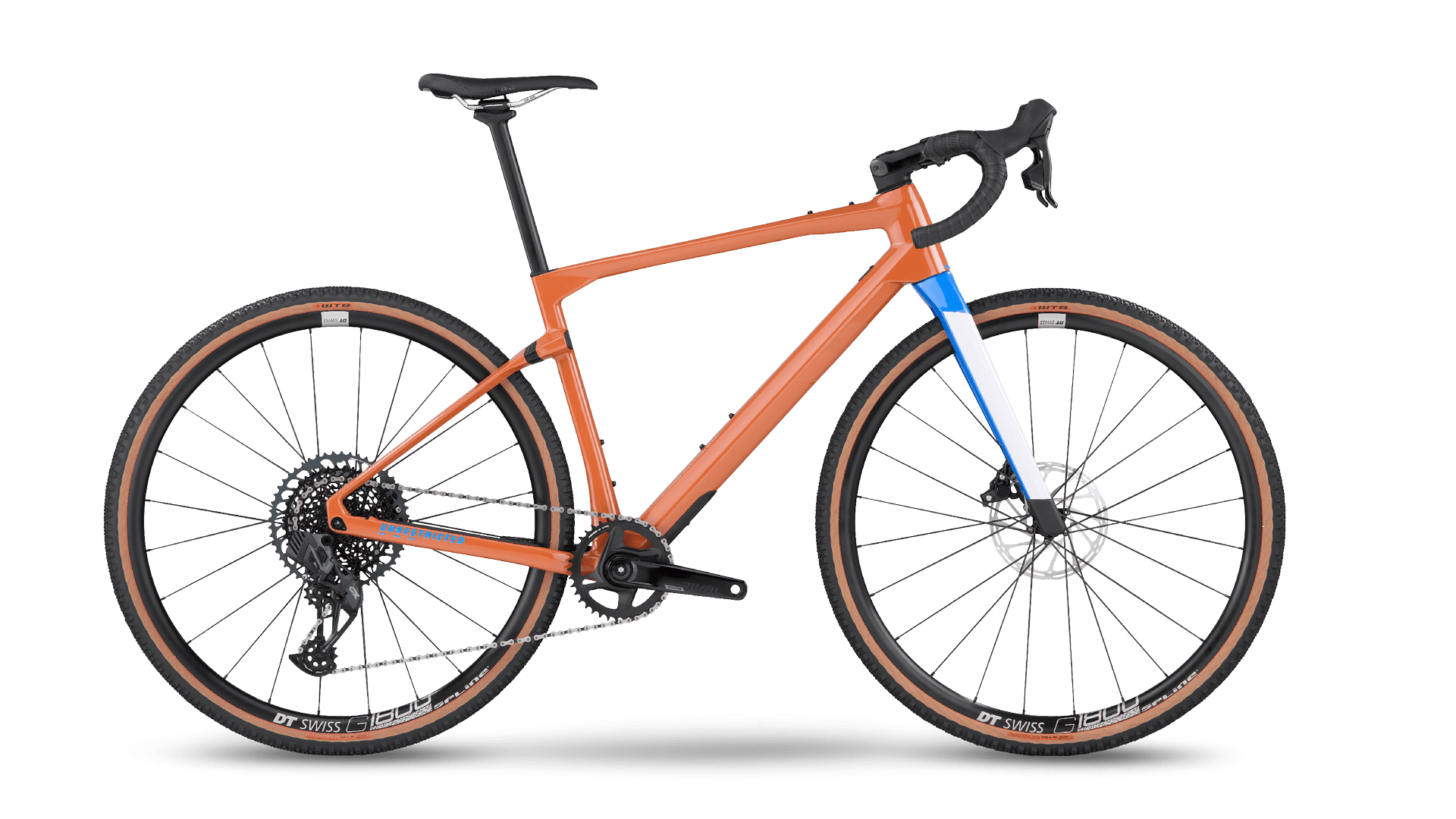 Bici Viaggio Bikepacking Gravel Bmc Urs 01 Three 2022 Brown Campagnolo 13V