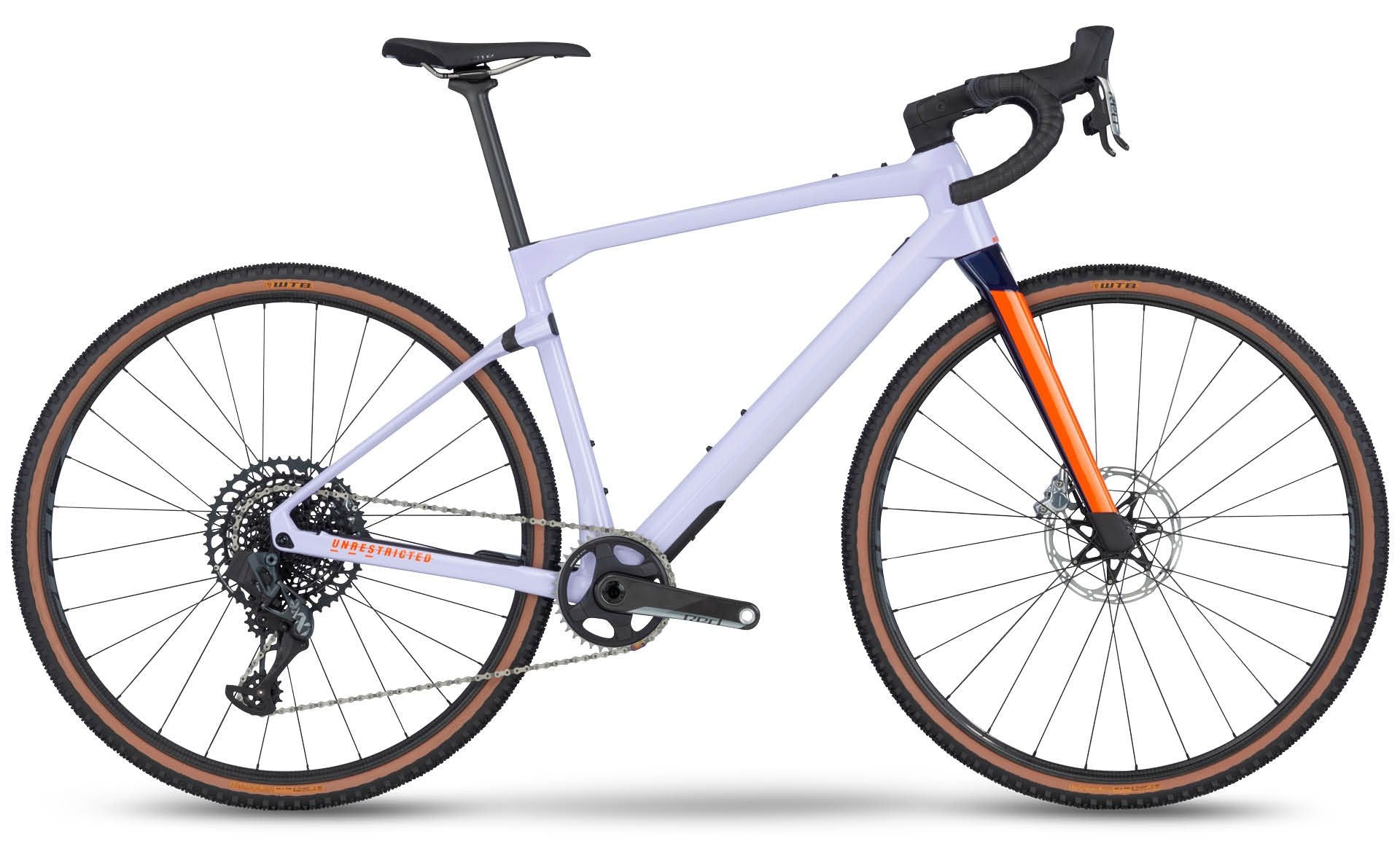 Bici Gravel Carbonio Bikepacking BMC URS 01 One Violet Sram Red