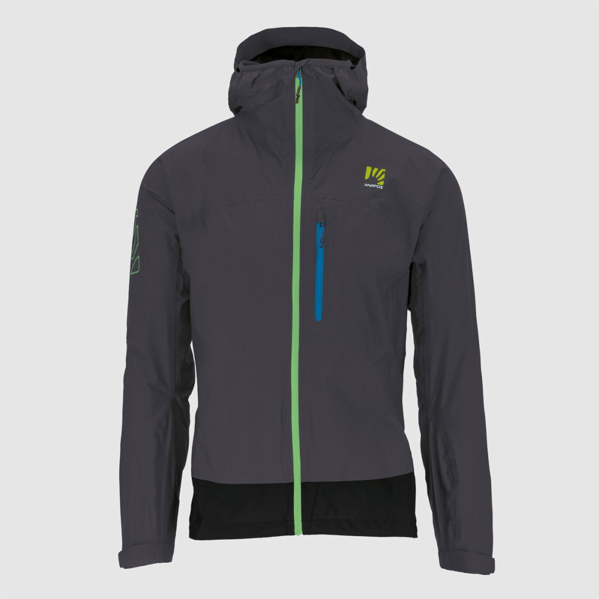 Giacca antipioggia con cappuccio Karpos lot rain jacket