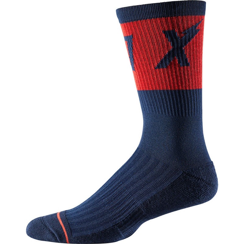 Calza Fox Racing 8 Trail Cushion Socks Wurd Navy"