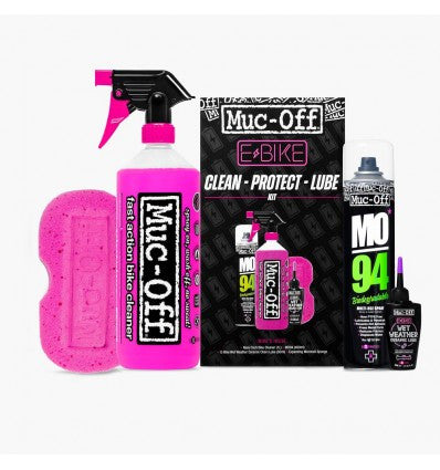 Muc-Off - Kit per la pulizia Ebike Clean Protect & Lube Wet