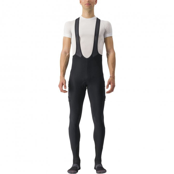Pantaloncino Salopette Ciclismo Lungo Invernale CASTELLI UNLIMITED TRAIL BIBTIGHT Gravel Mtb