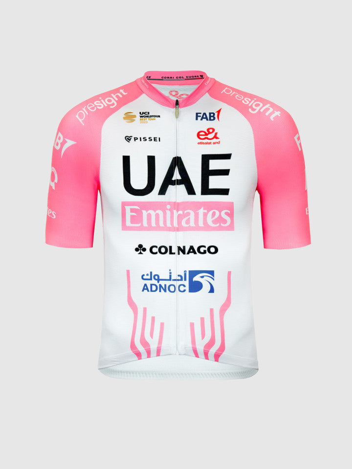MAGLIA PISSEI  A MANICA CORTA UAE TEAM EMIRATES REPLICA - GIRO D'ITALIA 2024