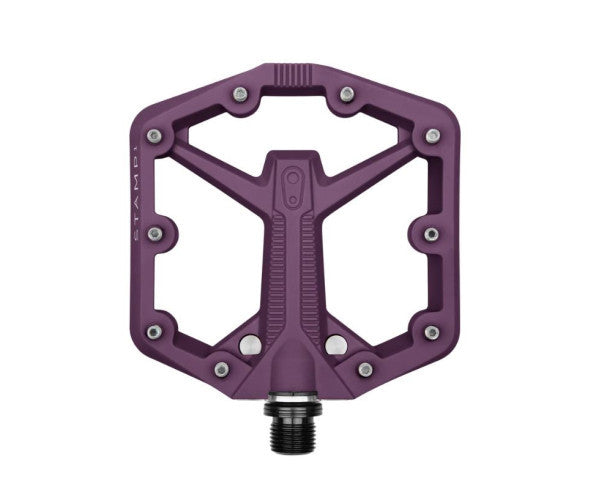 Pedali Flat con Pin Ebike Enduro Downhill CrankBrothers Stamp 1 Gen 2 Violet Small 16818