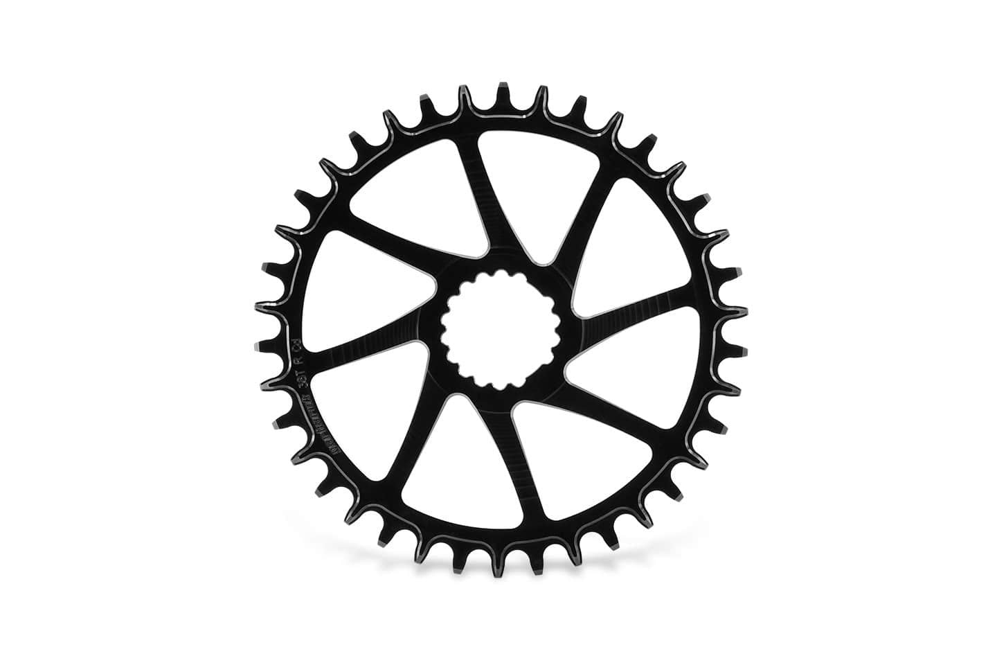 Corona Rotonda Garbaruk 1x 10/11/12 speed Black 38T 3mm offeset DM Guarnitura Garbaruk 5907441601504
