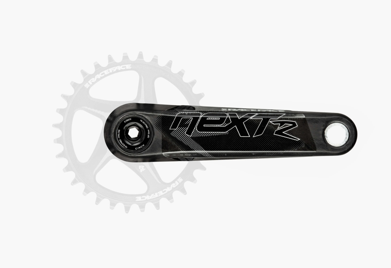 Guarnitura carbonio MTB  Race Face Next R 136mm 170mm Black DM 821973344713  Compatibile con movimento 68/73 Dm30mm