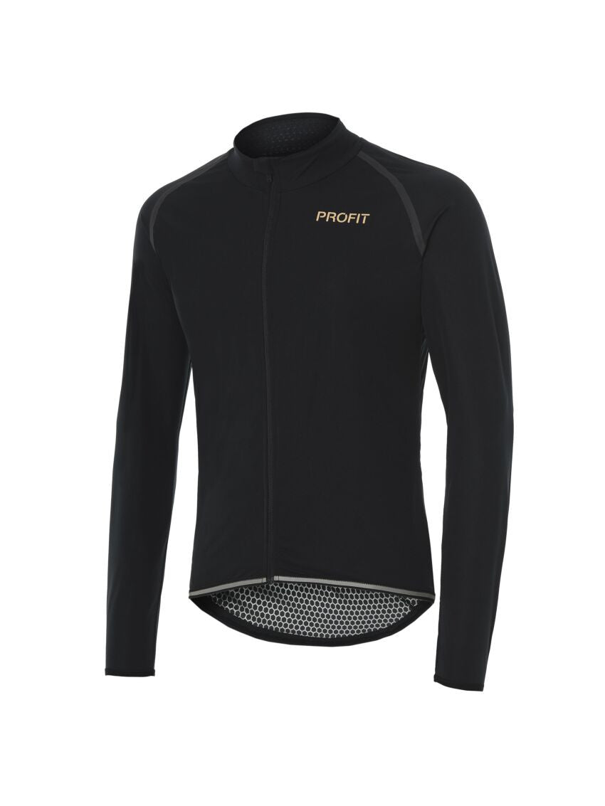 Giacca Antivento Impermeabile Traspirante Fullzip SPIUK Paraventos Profit Ultralight Unisex PAPRU23N3 Nero