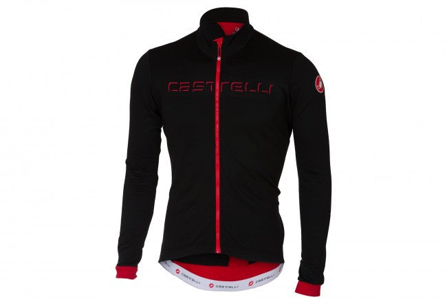 Maglia Invernale Castelli Fondo Jersey FZ Black