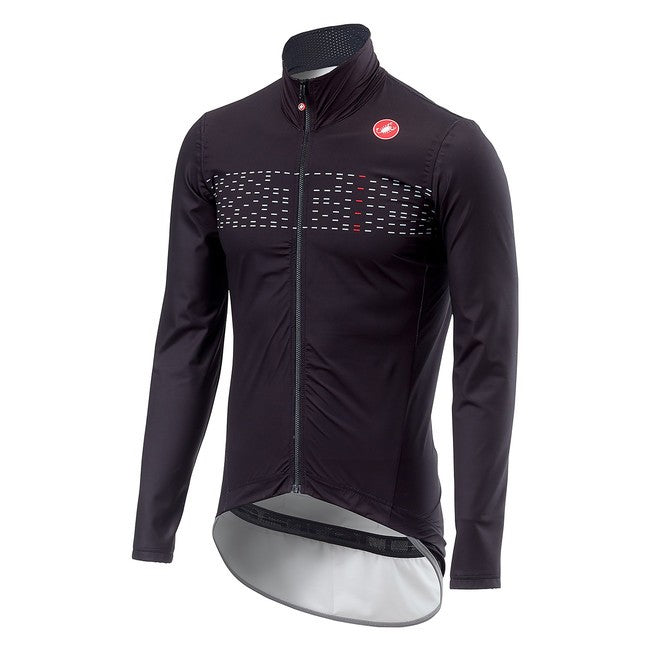 Giacca Ciclismo Anti pioggia Invernale Castelli Pro Fit Rain Jacket Black fullzip