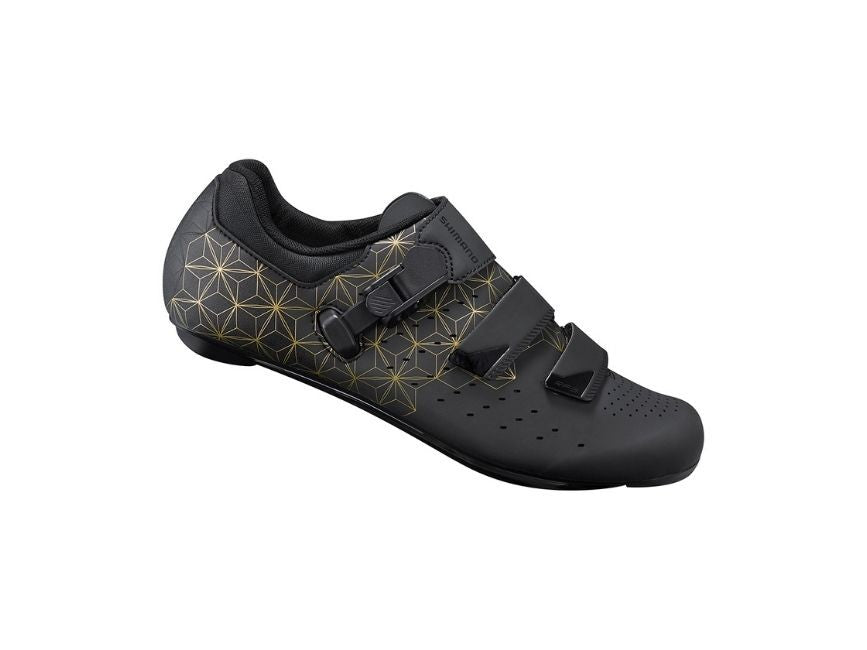 Scarpa Ciclismo Strada Cricchetto Shimano RP3 SH-RP301 Nera/Oro