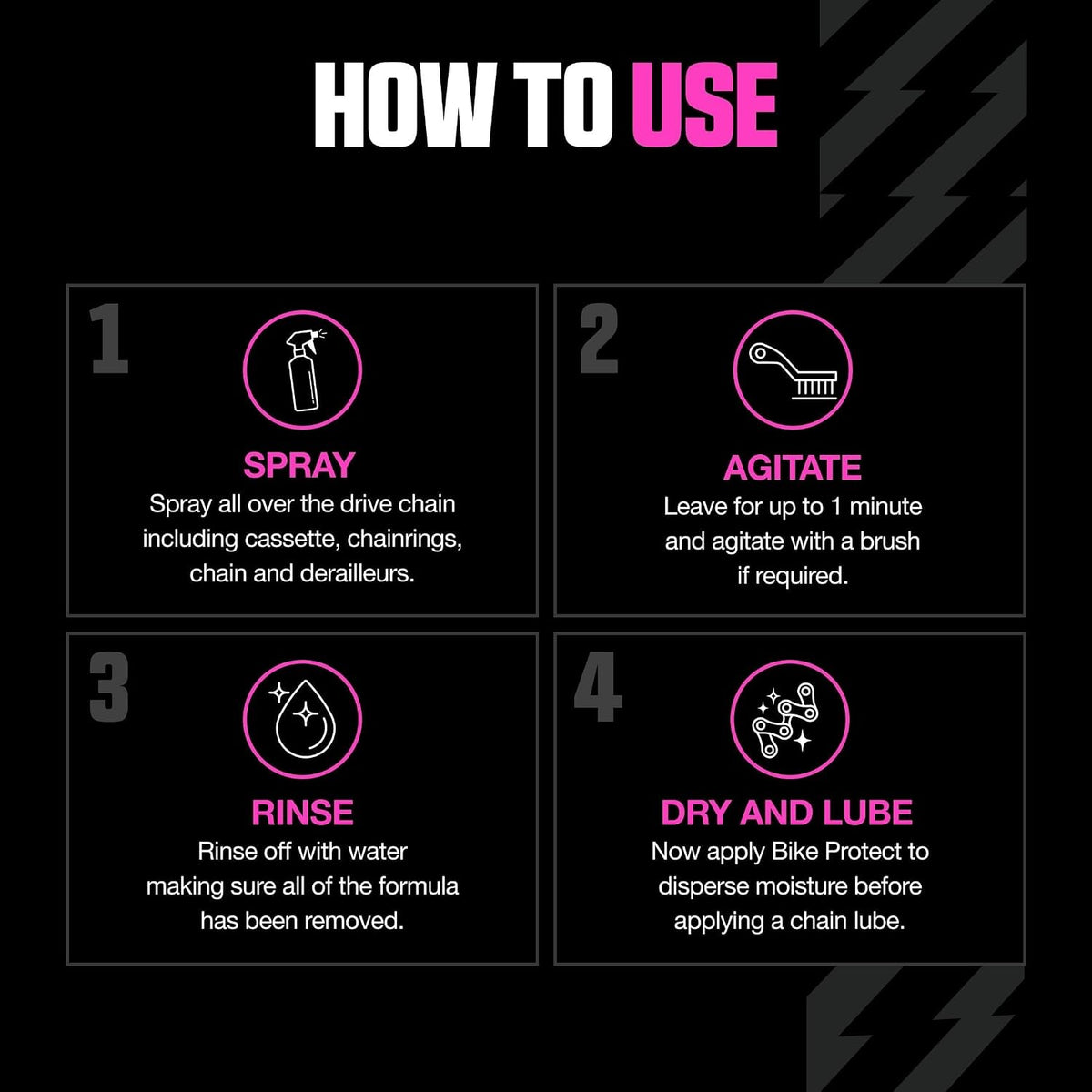 muc off Bio Detergente per trasmissione 500ml