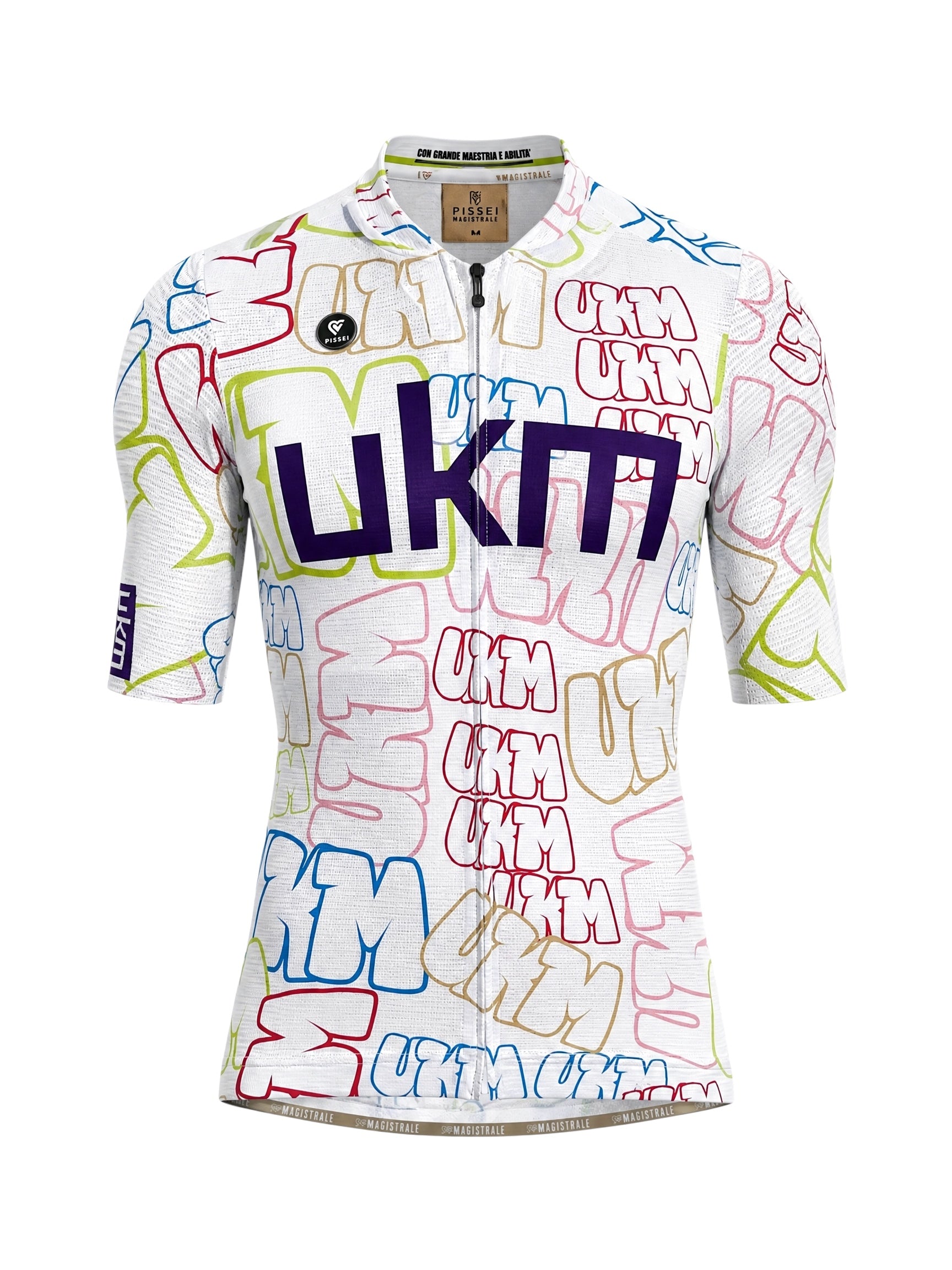 UKM Maglia Ciclismo White Graffiti (Magistrale Line by Pissei)