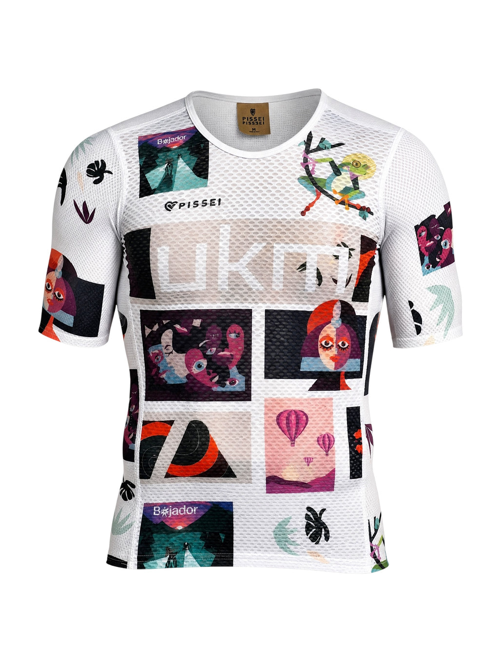 UKM Maglia Intima Ciclismo Art Graphic White (Produced by Pissei)