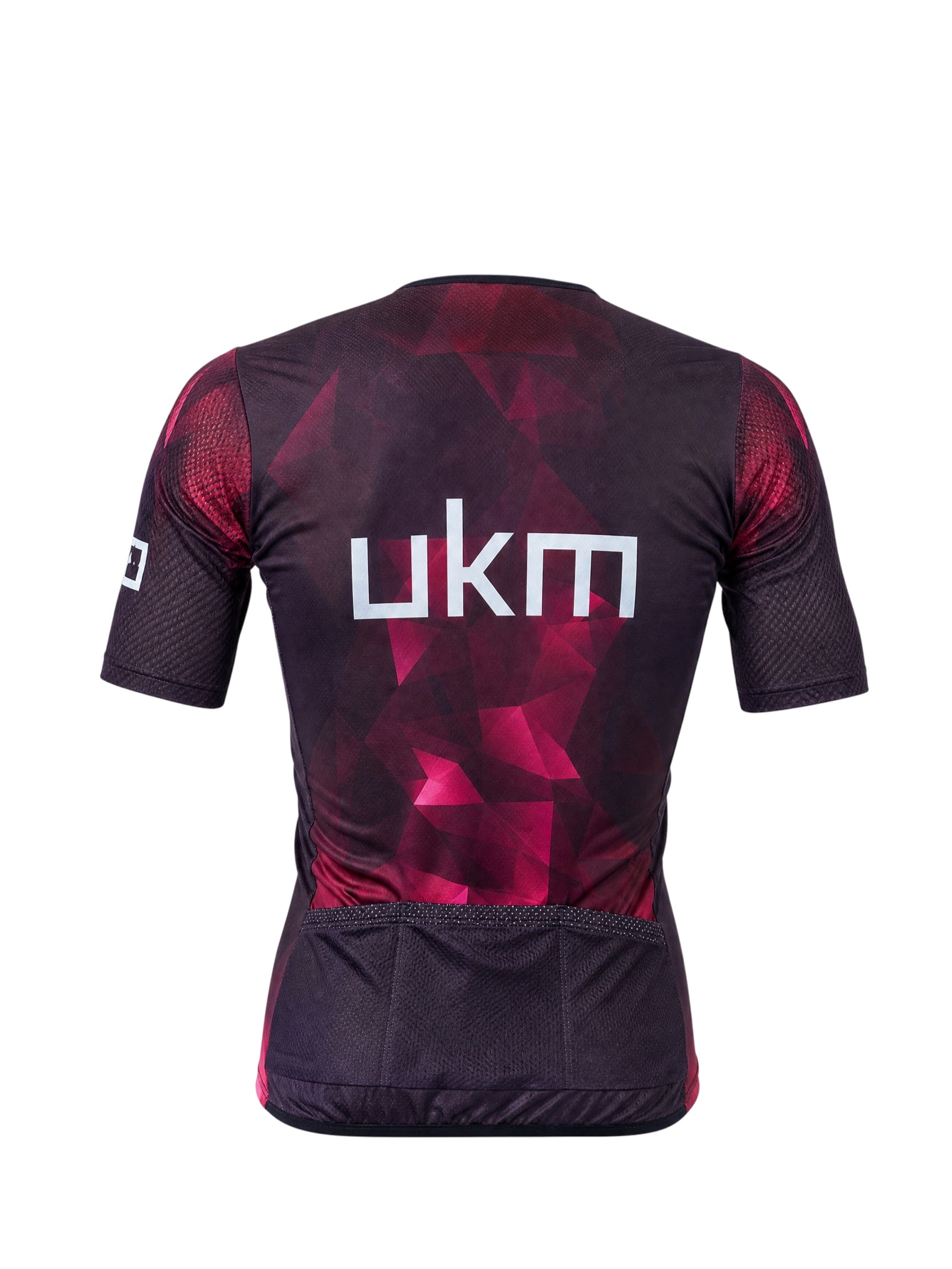 UKM Maglia Ciclismo Dark Red Geometric (Magistrale Line by Pissei)