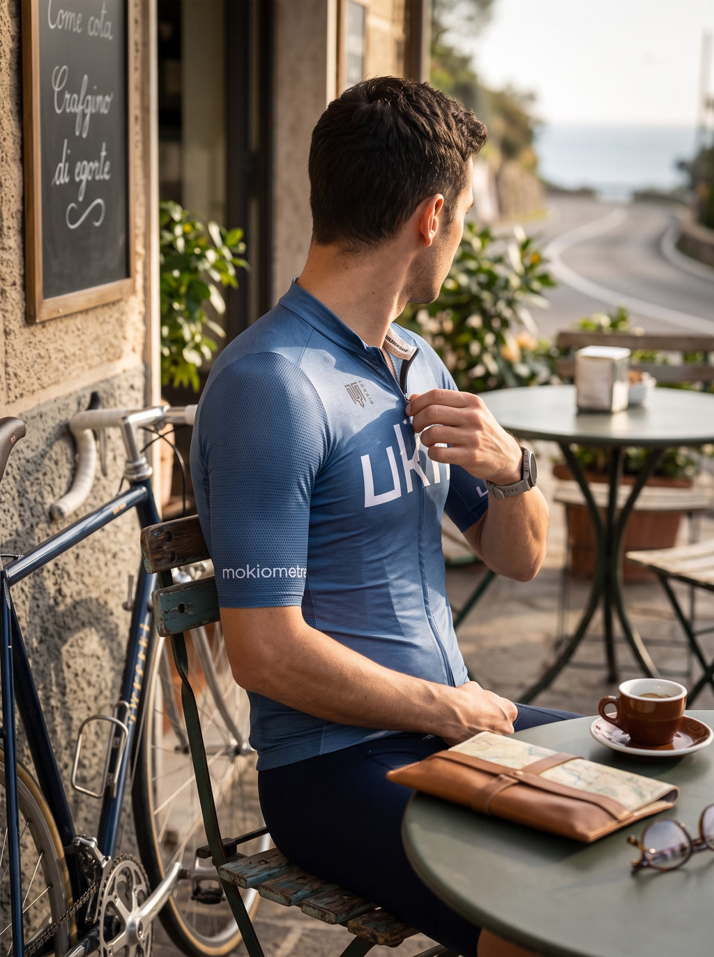 UKM Maglia Ciclismo Classic Blue (Magistrale Line by Pissei)