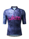 UKM Maglia Ciclismo Smoke Blue & Pink (Magistrale Line by Pissei)